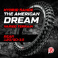 Plews The American Dream Hybrid Range 120/90- 18 inch Rear Enduro and Trail Tyre