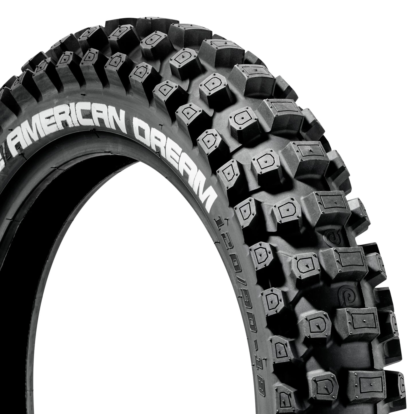 Plews The American Dream Hybrid Range 120/90- 18 inch Rear Enduro and Trail Tyre
