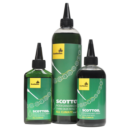 Scottoiler 500ml/16.9 fl.oz. of All Climate Biodegradable Green Scottoil