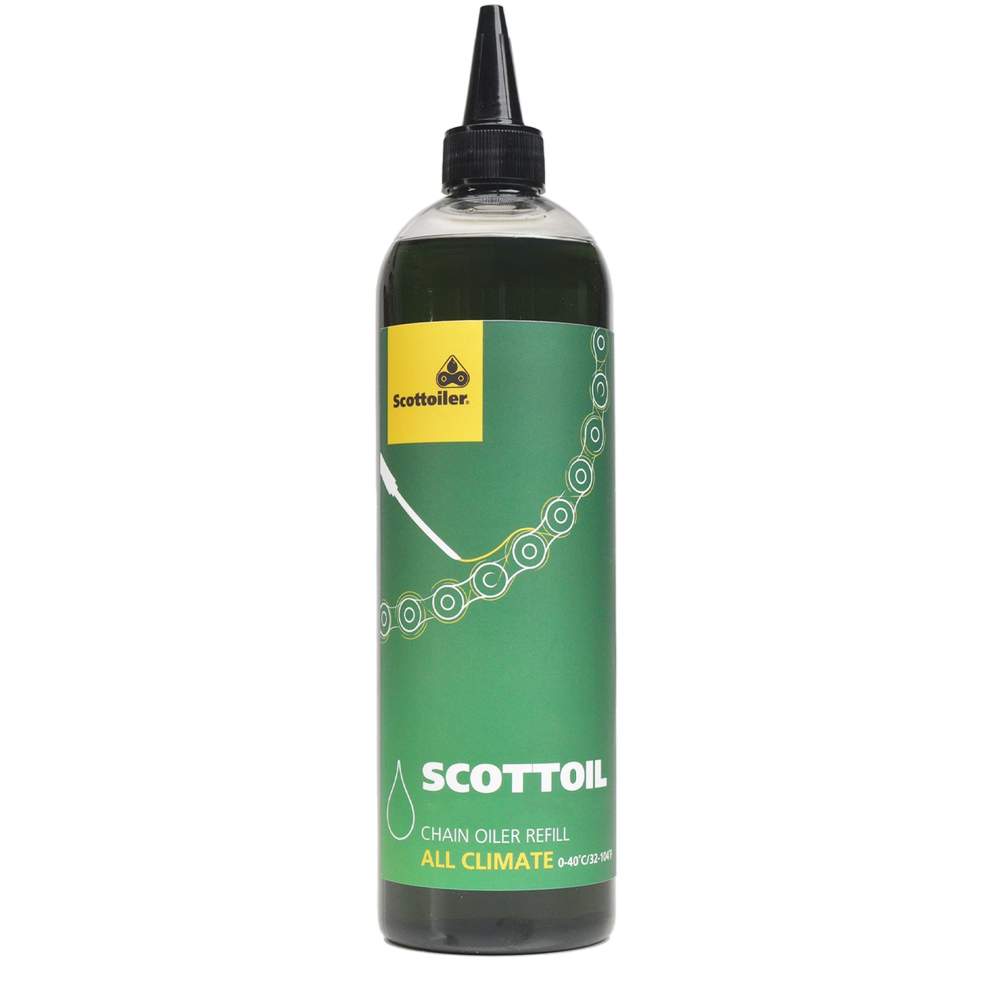 Scottoiler 500ml/16.9 fl.oz. of All Climate Biodegradable Green Scottoil