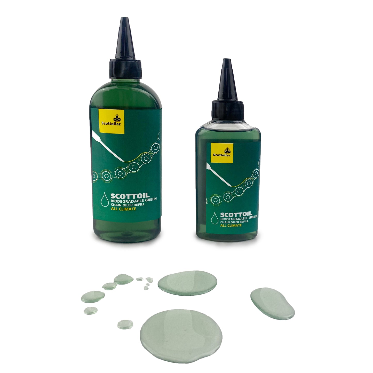 Scottoiler 500ml/16.9 fl.oz. of All Climate Biodegradable Green Scottoil